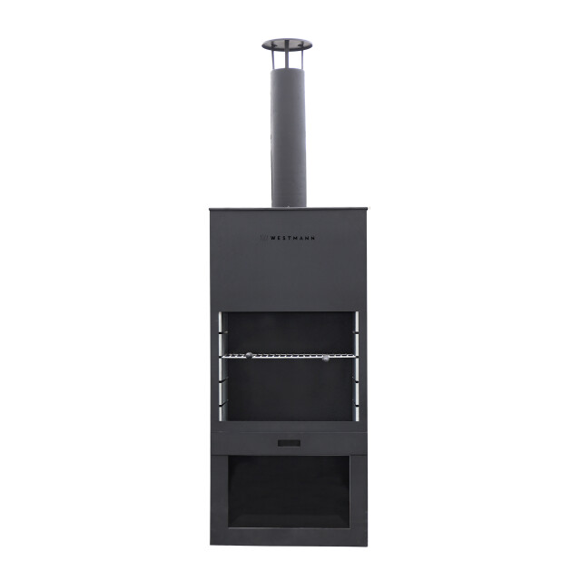 Westmann Barbecue en open haard staal vuurkorf 41x70x229cm wmlg610-b 3049077 large