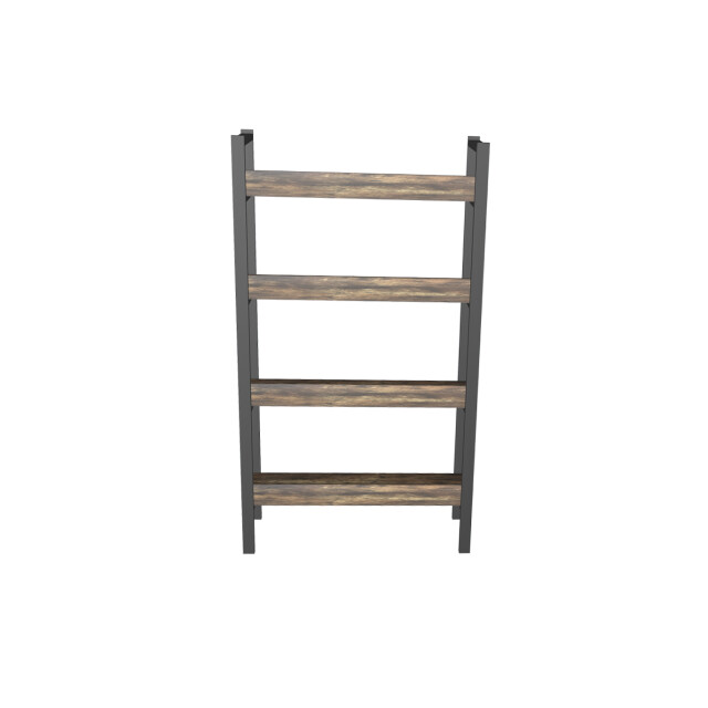 4livingz Retro boekenkast met 4 planken 30x80x144 cm /zwart 3048834 large