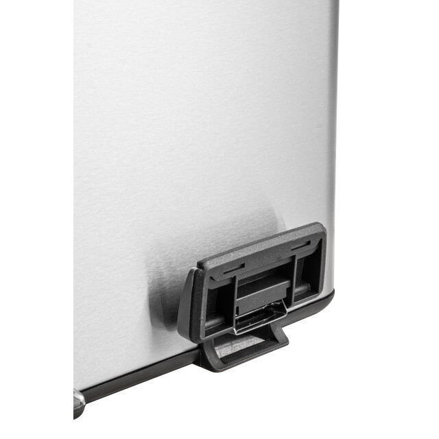 Luzzo ® florida pedaalemmer prullenbak afvalscheiding 60 liter zilver 3047795 large