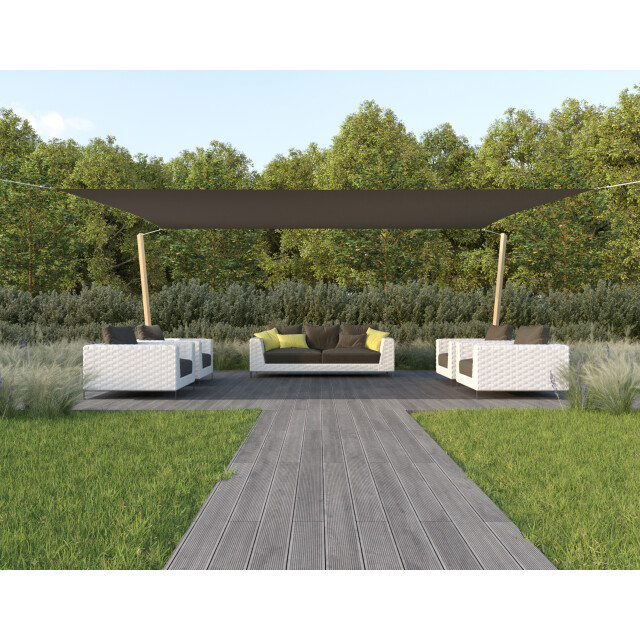 Hanse® Schaduwdoek vierkant waterafstotend 5x5 m zonnedoek 3048754 large