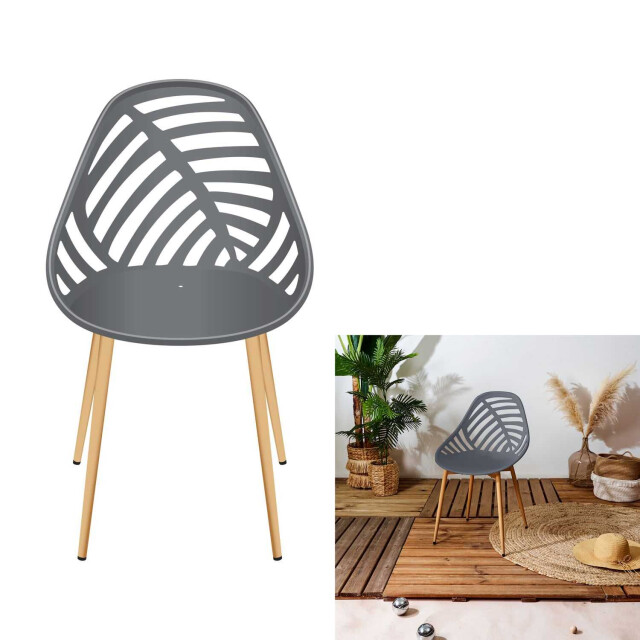 Home Deco Factory Almeria 4 stuks comfortabele tuinstoelen - 3049016 large