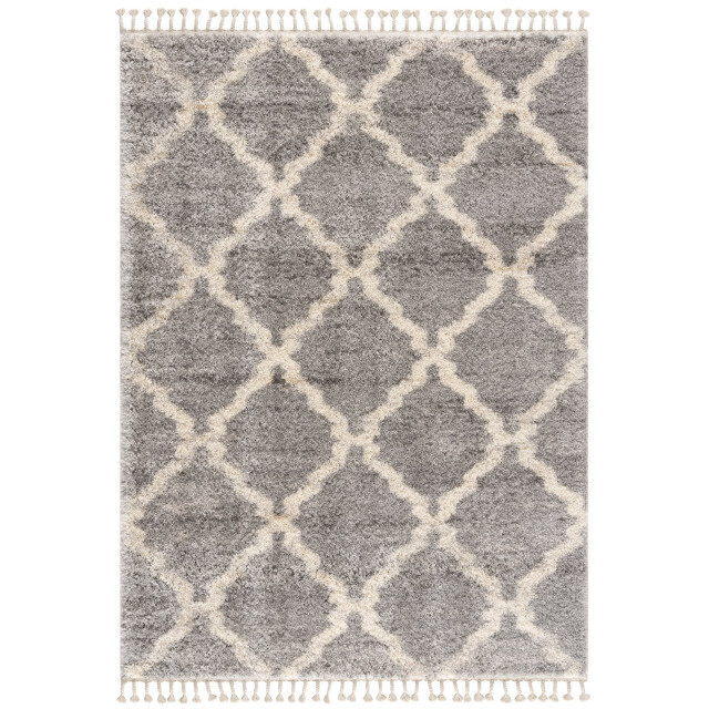 Muratap Oslo hoogpolig vloerkleed scandinavisch design - franjes- 120x170 cm 3046033 large