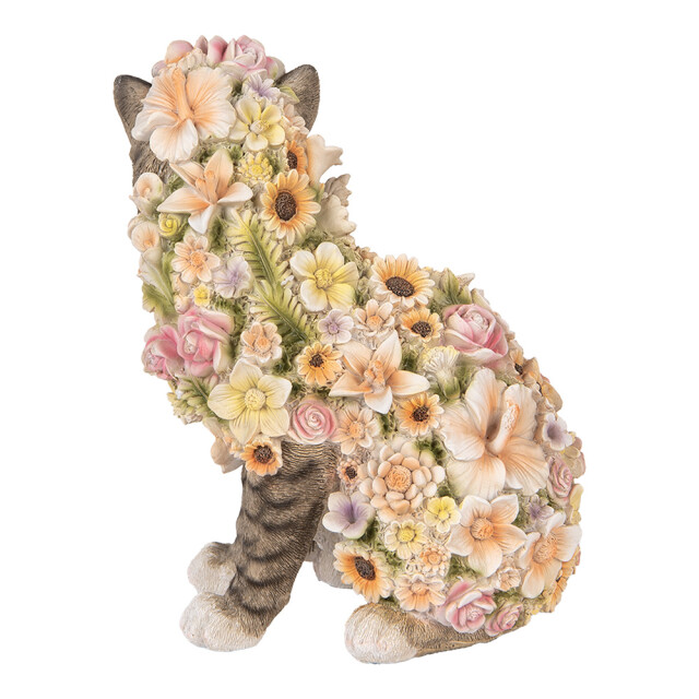Clayre & Eef Decoratie beeld kat 31 cm kunststof 3057555 large