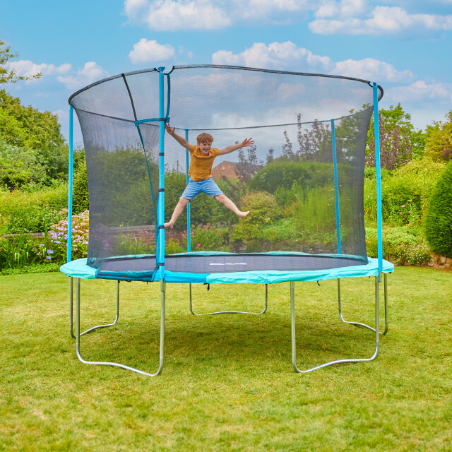 TP Toys Trampoline 366 cm met veiligheidsnet zwart/ 3048015 large