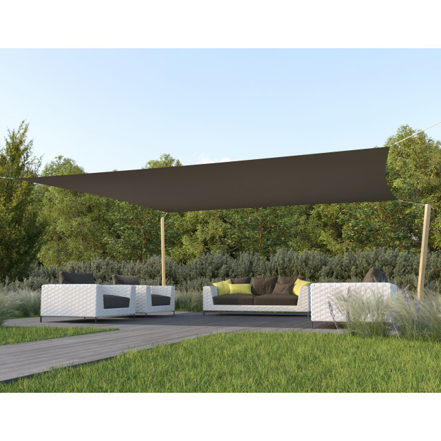 Hanse® Schaduwdoek vierkant waterafstotend 5x5 m zonnedoek 3048754 large