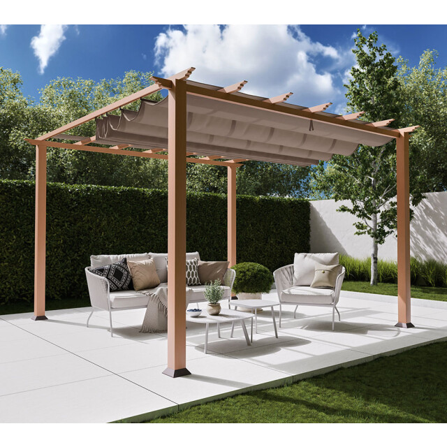 Paragon Outdoor Aluminium paviljoen pergola 350x350x235 cm 3048352 large
