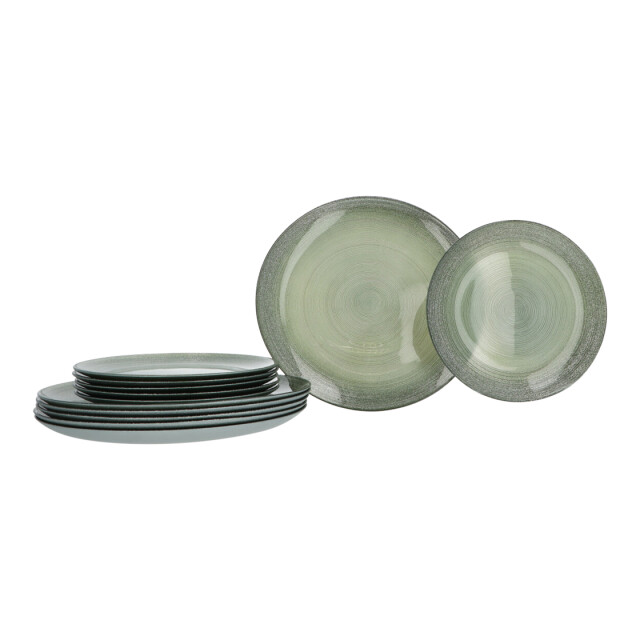 Secret de Gourmet 6-persoons green jem servies glas 12 delig servies - 3047633 large