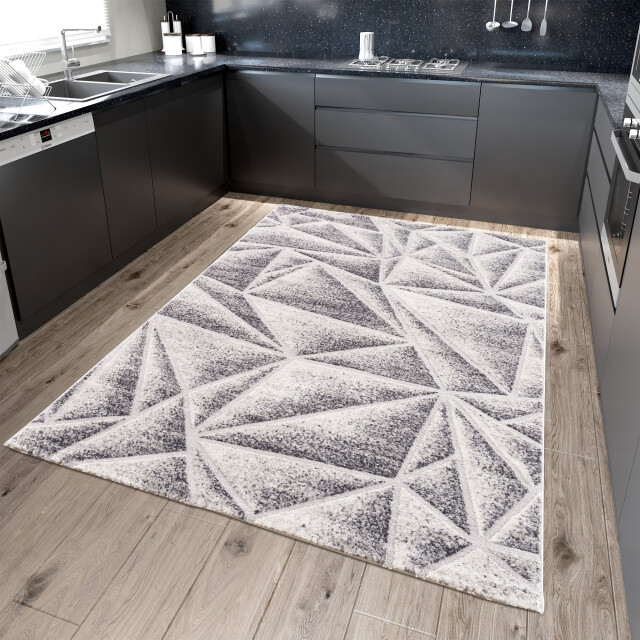 Muratap Evra abstract vloerkleed modern design laagpolig tapijt creme- 3046231 large
