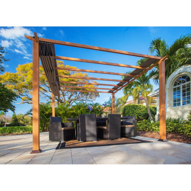 Paragon Outdoor Aluminium paviljoen pergola 350x350x235 cm 3048352 large