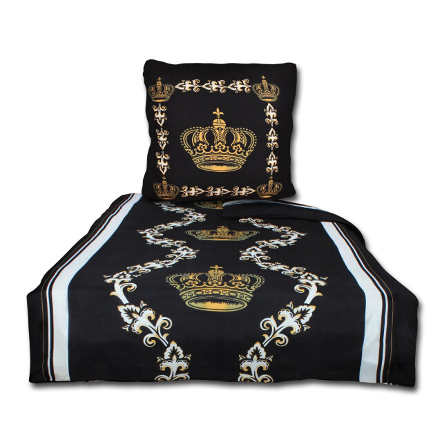 Hanse® Gouden kroon dekbedovertrek 1 persoons 135x200 cm 3048632 large