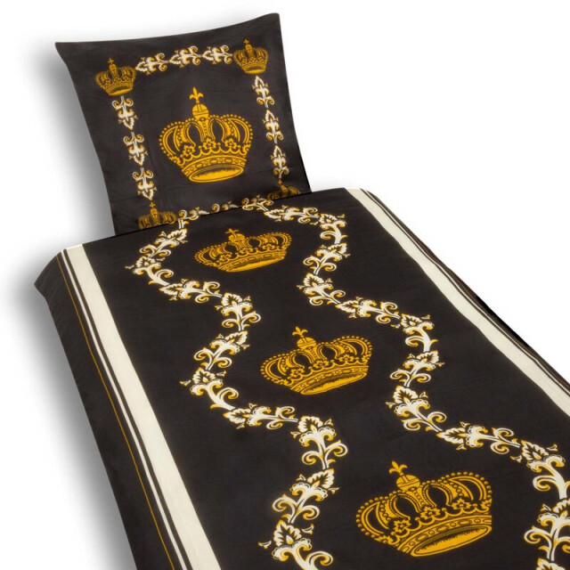 Hanse® Gouden kroon dekbedovertrek 1 persoons 135x200 cm 3048632 large