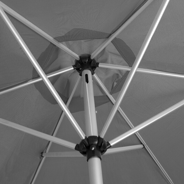 4goodz Parasol aluminium 270 cm doorsnede met opdraaimechanisme - 3048812 large