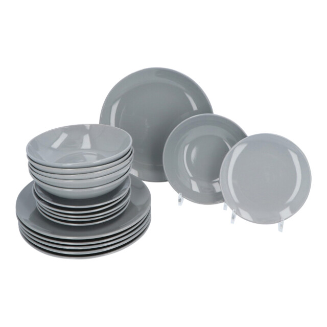 Secret de Gourmet Aardewerk servies 6 persoons 18-delig licht glimmend 3047753 large