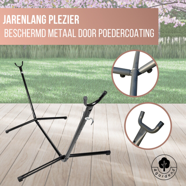 4gardenz ® 2-persoons hangmatstandaard straight xl mat 3048775 large