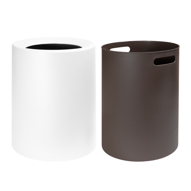 QUVIO Prullenbak plastic met binnenemmer 12 l - 1395365 large