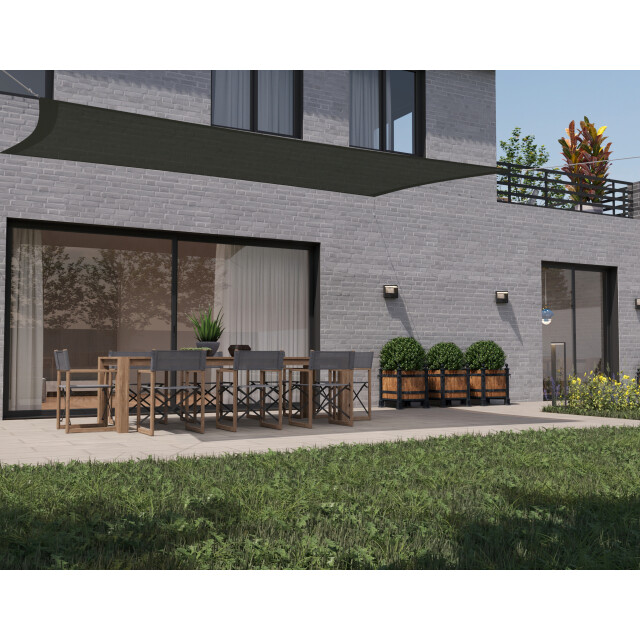 Hanse® Schaduwdoek rechthoek waterdoorlatend 3x4 m zonnedoek 3048653 large