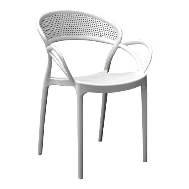 Home Deco Factory Sevilla 4 stuks comfortabele tuinstoelen stapelbaar 3048971 large
