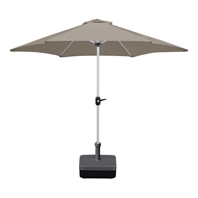 4goodz Parasol aluminium 270 cm doorsnede met opdraaimechanisme - 3048811 large