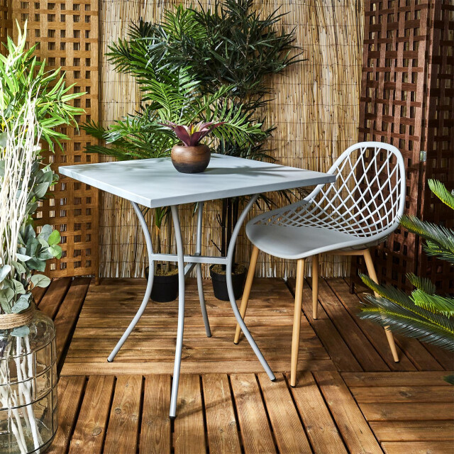 Home Deco Factory Murcia 4 stuks comfortabele tuinstoelen - 3048972 large