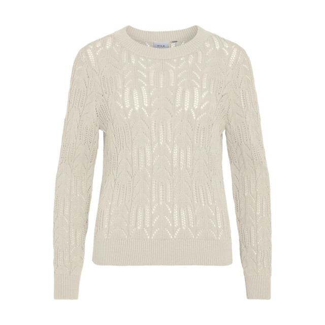 Vila Vicotti o-neck ls knit top ecru 4219.03.0002 large