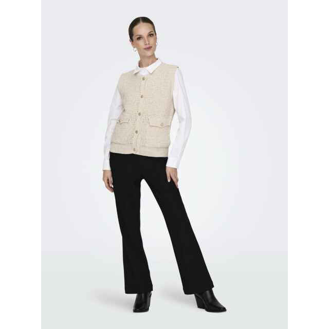 Only Onlceleste o-neck vest knt beige 4259.05.0006 large