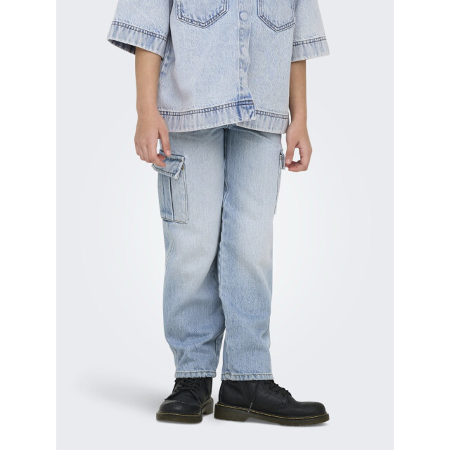 Only Kogharmony wide cargo carrot azg no blue denim 2106.35.0022 large
