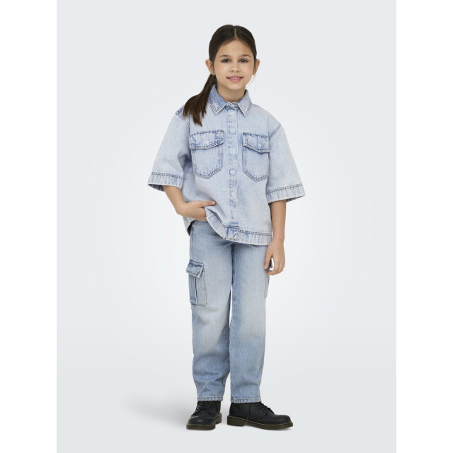 Only Kogharmony wide cargo carrot azg no blue denim 2106.35.0022 large