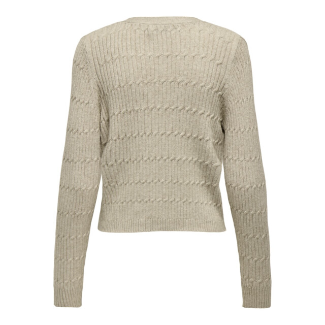 Only Onlkatia ls cable v-neck cardi knt licht 4249.71.0014 large