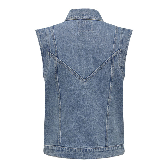 Only Onlkennedy sl dnm waistcoat bj blue denim 4250.35.0018 large