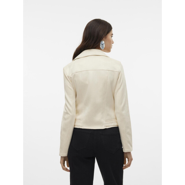 Vero Moda Vmjose ss24 short faux suede jacket ecru 4279.03.0002 large