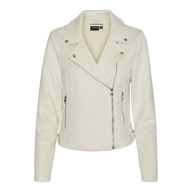 Vero Moda Vmjose ss24 short faux suede jacket ecru 4279.03.0002 large