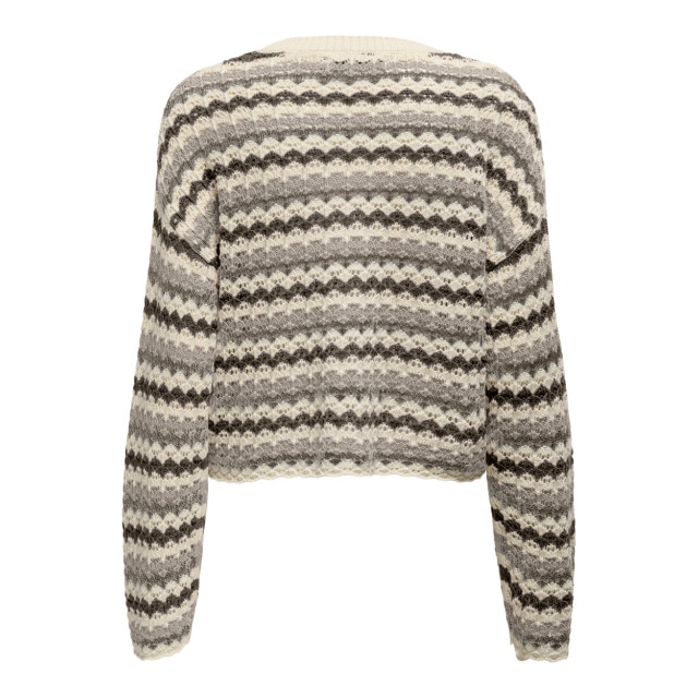 Only Onlasa ls short o-neck cc knt dessin 4219.88.0139 large