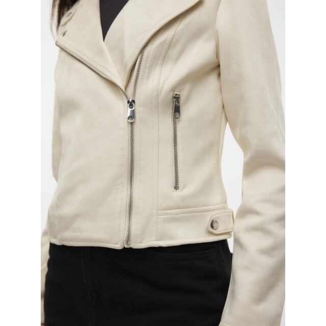 Vero Moda Vmjose ss24 short faux suede jacket ecru 4279.03.0002 large