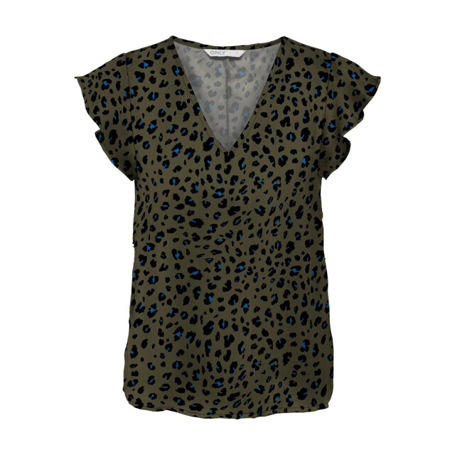 Only Onlzoey capsleeve v-neck top cs pt dessin 4382.29.0031 large