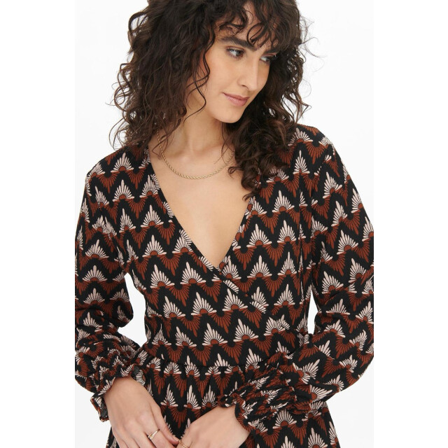 Jacqueline de Yong Jdylotus ls wrap dress jrs dessin 4409.89.0313 large