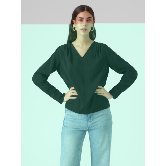 Vero Moda Vmlena ls pleat top wvn noos - 4389.80.0320 large
