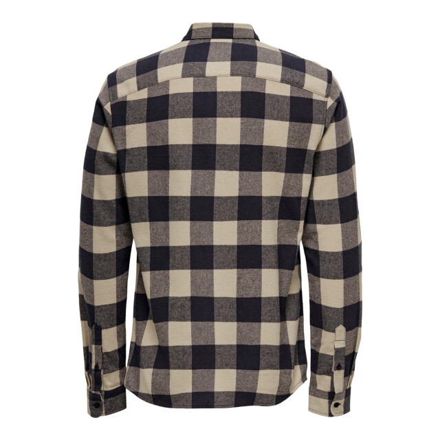 Only & Sons Onsgudmund ls checked shirt noos zand dessin 5309.06.0005 large