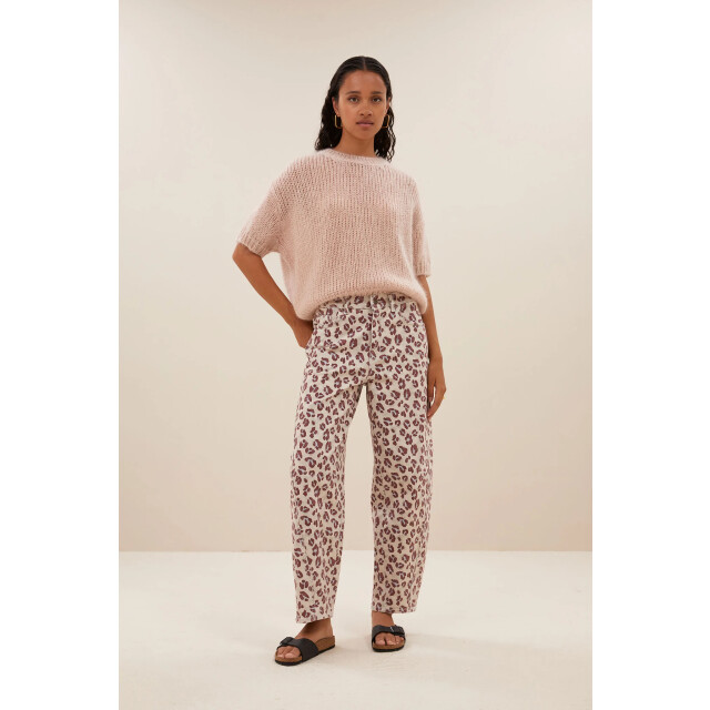By-Bar Amsterdam 25118027 begum pink cheetah pants 25118027 Begum pink cheetah pants large