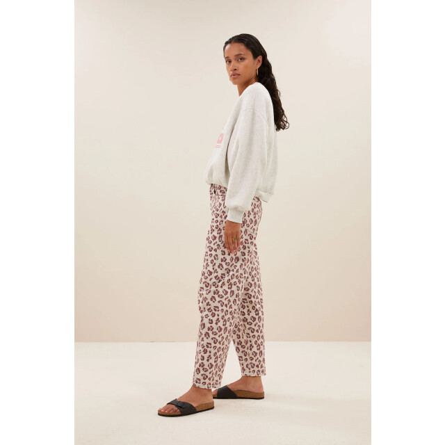 By-Bar Amsterdam 25118027 begum pink cheetah pants 25118027 Begum pink cheetah pants large