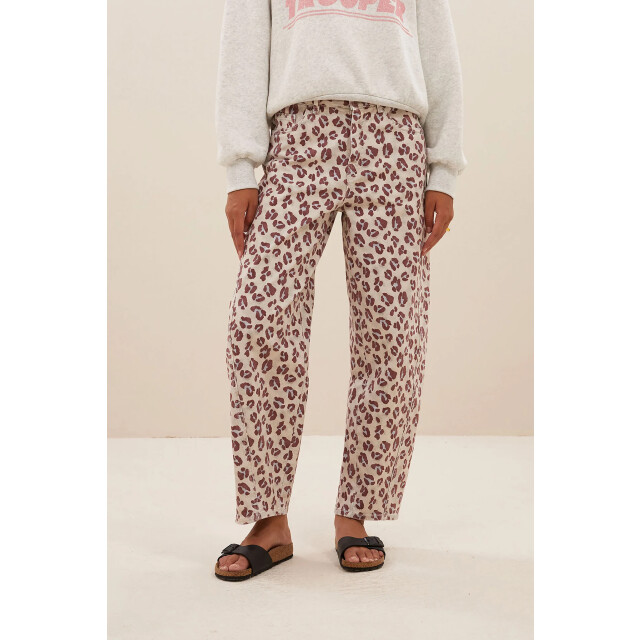 By-Bar Amsterdam 25118027 begum pink cheetah pants 25118027 Begum pink cheetah pants large