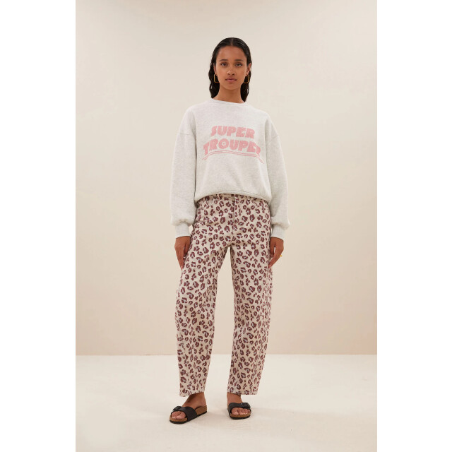 By-Bar Amsterdam 25118027 begum pink cheetah pants 25118027 Begum pink cheetah pants large