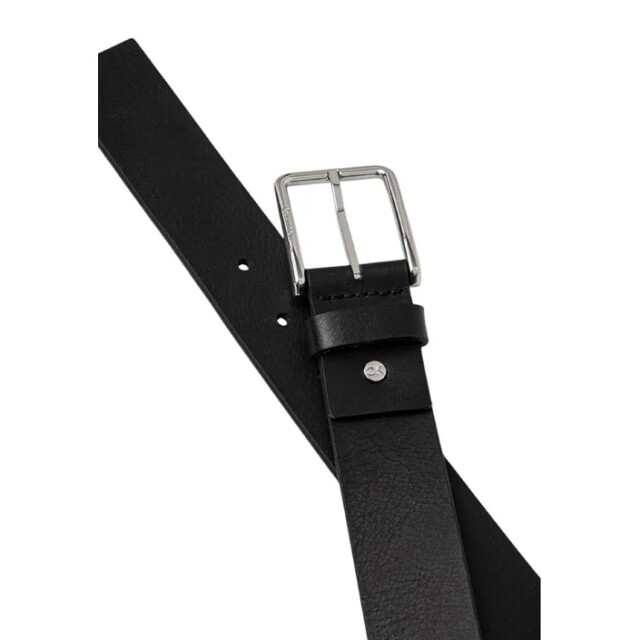 Calvin Klein Leren riem warmth Calvin Klein Zwarte Leren Riem Warmth large