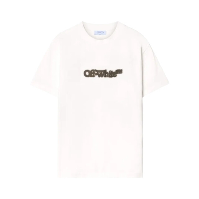 Off White Spray arrow t-shirt met contrasterende monogram Off-White Spray Arrow T-Shirt Met Contrasterende Monogram large