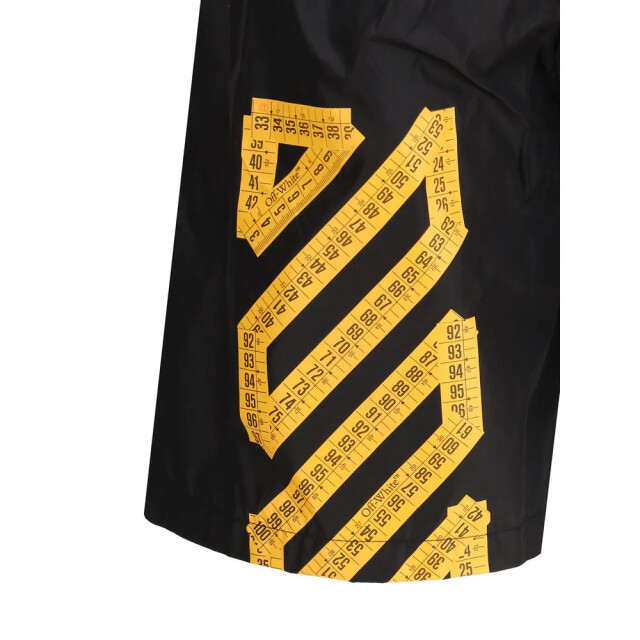 Off White Tape surfer swimshorts met verstelbare tailleband Off-White Tape Surfer Swimshorts Met Verstelbare Tailleband large
