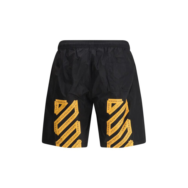 Off White Tape surfer swimshorts met verstelbare tailleband Off-White Tape Surfer Swimshorts Met Verstelbare Tailleband large