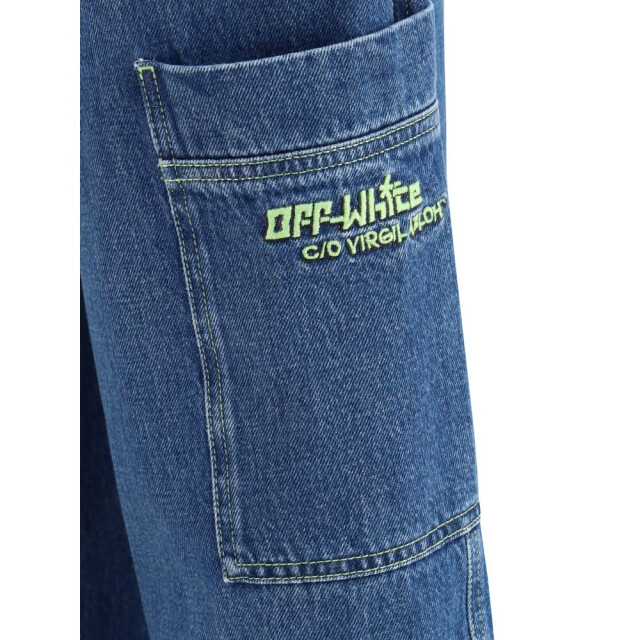 Off White Cargo jeans met vijf pocket ontwerp Off-White Cargo Jeans Met Vijf Pocket Ontwerp large