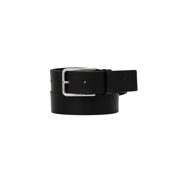 Calvin Klein Leren riem warmth Calvin Klein Zwarte Leren Riem Warmth large