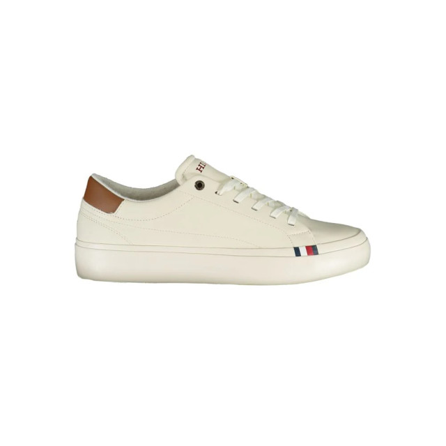 Tommy Hilfiger Te heren sneakers van polyethyleen Tommy Hilfiger Witte Heren Sneakers van Polyethyleen large