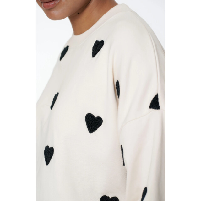 Geisha Sweater 52084-21-ecru black 52084-21-0721 large