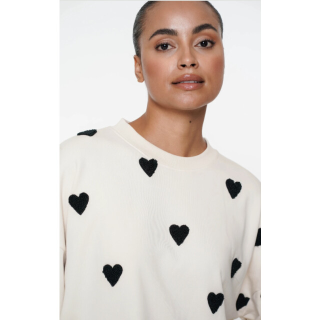 Geisha Sweater 52084-21-ecru black 52084-21-0721 large